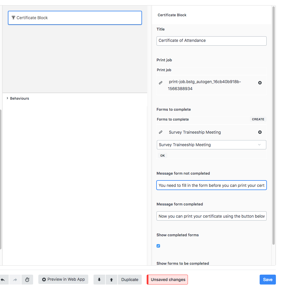 Creating And Printing Badges And Certificates Spotme Knowledge Base